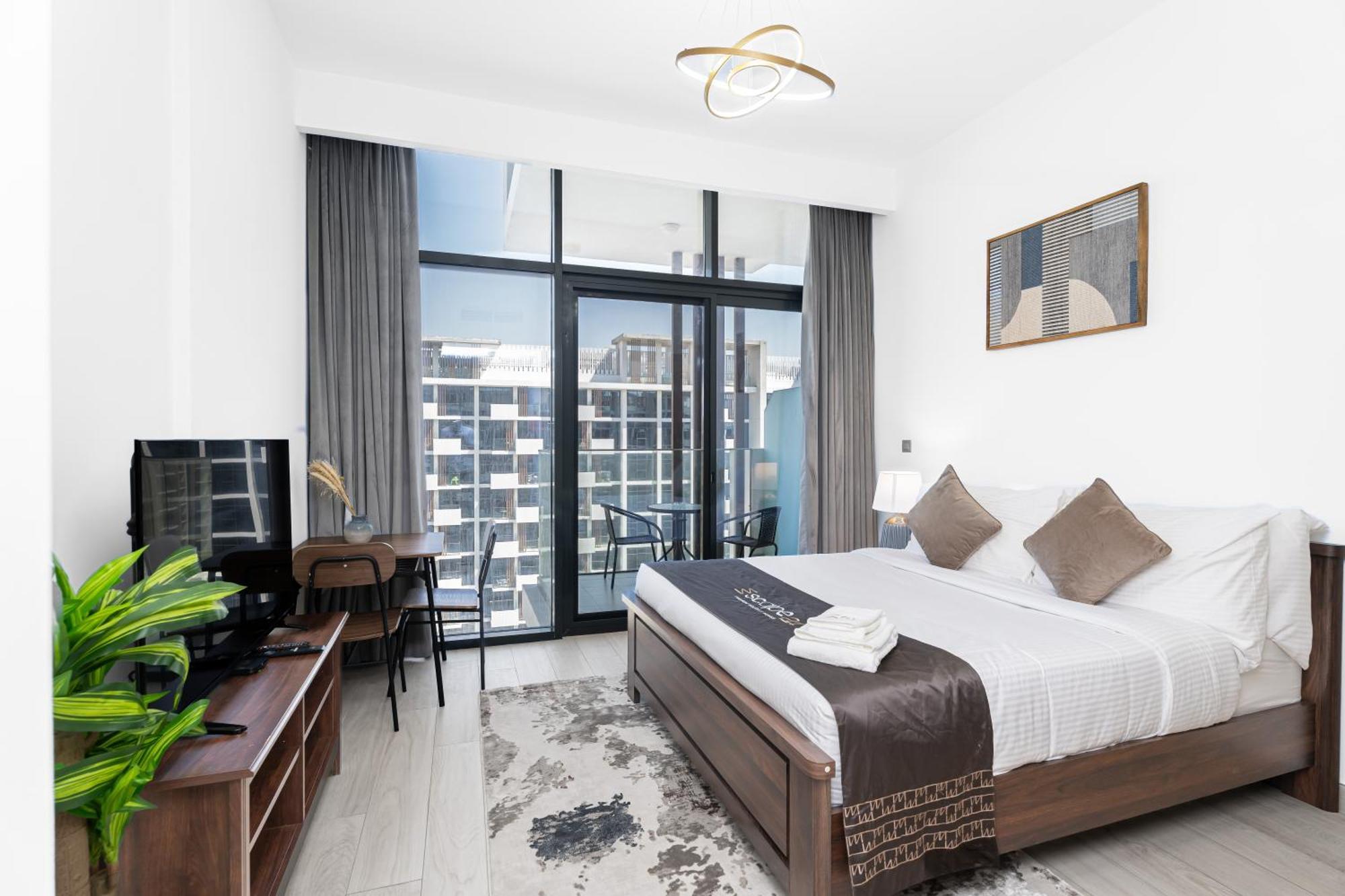 Escape24 Stylish Studio Azizi Riviera 8 Meydan One Дубай Экстерьер фото